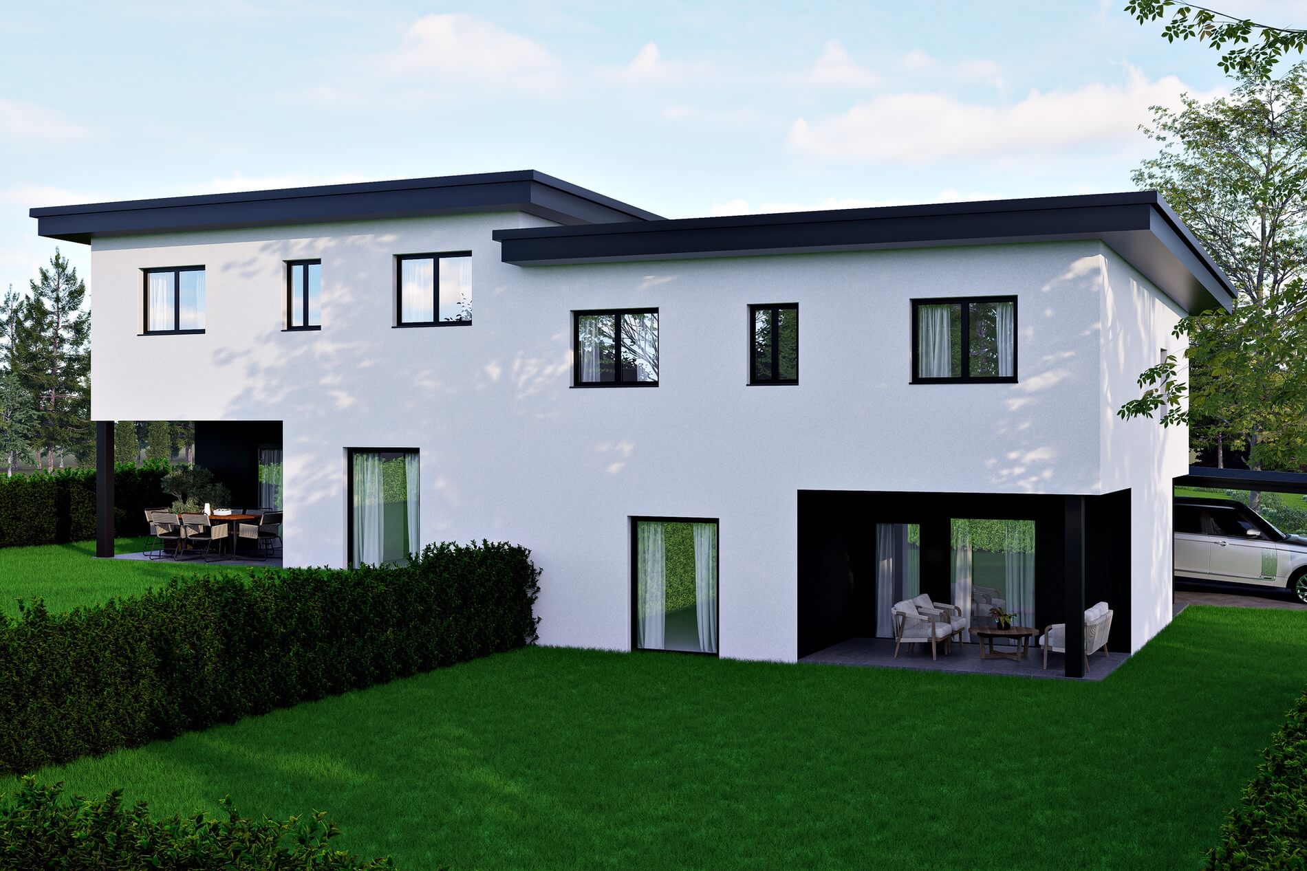 In Ruhe in der Nähe der Stadt leben